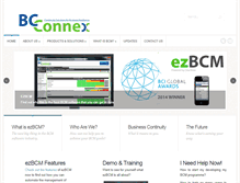 Tablet Screenshot of bcconnex.com